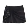 Exclusivo Transfronterizo 2026 Nuevo Moda Estilo Europeo y Americano para Mujer Brillo Lentejuelas Volantes Pantalones Cortos de Falda 3046399