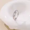 Tres Vidas con Anillo de Pareja Albaricoque Plata Pura S999 Nuevo Estilo Chino Anillo de Pareja de Plata Pura Tendencia Lujo Ligero Versátil Anillo Ajustable