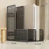Prateleira de armazenamento para classificação de assuntos, estante para bay window, estante de armazenamento de livros para estudantes em casa, suporte de livros de mesa em camadas para dormitório