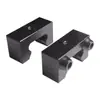 Bloco de Parada para Trilho Guia Linear, Grampo de Posicionamento para Trilho Deslizante Prata, Anel de Limite, Anel de Fixação Lateral, Almofada Amortecedora, Bloco de Travamento Lateral