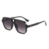 Gafas de sol estilo aviador retro europeas y americanas de montura cuadrada con doble puente, clásicas y versátiles, protección solar para exteriores, gafas de moda transfronterizas