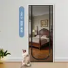 Cortina de Malla Dura Estilo Cremallera Anti-Gato Personalizada para Puertas de Seguridad, Prevención de Mosquitos en Interiores, Amigable con Mascotas, Instalación sin Clavos, Ventilación