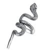 Joyería Animal Serpiente Retro Punk Europeo y Americano Exagerado Elegante Hombres y Mujeres Serpiente Enrollada Animal Anillo Abierto Fabricante