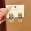 Pendientes de Borla con Perlas y Estilo Étnico Bohemio 2026 Nuevo Estilo Pendientes de Moda Elegantes de Lujo Ligero de Alta Gama