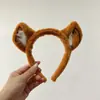 Faixa de Cabeça de Urso com Orelhas, Faixa de Cabeça de Pelúcia de Desenho Animado Fofa Popular, Faixa de Cabeça Decorativa para Fotos Estilo Doce Japonês