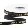 Cinta Hot Stamping Cinta con Hilo Cinta Personalizada Flor Artesanal Empaque de Regalo para Hornear Pasteles Lazo Pasador Cinta Hecha a Mano