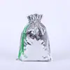Nueva Bolsa de Regalo de Navidad con Cordón Bolsillo de Papel de Aluminio para Halloween Bolsa de Regalo de Dulces Bolsa Creativa Al Por Mayor