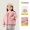 Chamarra de Invierno Forrada de Felpa Dudu Home para Bebé Ropa Infantil Ropa Gruesa Caliente de Invierno para Niñas Ropa para Niños Cárdigan de Punto