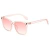 Nuevo armazón de gafas de moda tendencia palabra D anti-luz azul gafas planas para miopía armazón grande adelgazante para hombres y mujeres