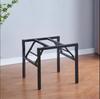 Rack de Mesa Dobrável Mesa Longa Rack de Mesa de Camada Dupla Rack de Ferro Pés de Mesa Pés de Mesa de Camada Única Mesa de Jantar Simples Suporte Branco Como Vela Você