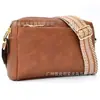 Cross-border Amazon pequena bolsa de mensageiro três zíper multi-funcional bolsa de telefone móvel couro cor alça de ombro fita bolsa de ombro para as mulheres