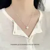 Elegante Collar de Concha de Perla de Princesa Sirena para Mujer, Diseño de Nicho de Lujo Ligero, Cadena para Clavícula con Colgante Versátil