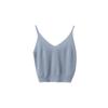 [Oufan] Chaleco de punto de lana a juego para mujer, estilo coreano, informal, con tirantes interiores, 9763