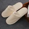 Pantuflas Desechables de Lujo Cinco Estrellas para Casas de Huéspedes, Hoteles, Hospitalidad en el Hogar, Viajes, Antideslizantes, Engrosadas, Uso Especial al por Mayor