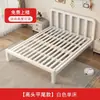 Cama de ferro dupla moderna minimalista para casa, espessada e reforçada, adequada para apartamentos de aluguel, cama com estrutura de ferro, cama de solteiro moderna