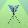 Coletor de Bolas de Beisebol para Exterior Rede Simples e Portátil para Coleta de Bolas Bolsa de Rede para Bolas de Beisebol e Softbol Suporte Triangular para Coleta de Bolas Bolsa de Armazenamento