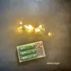 Cadena de Luces LED de Cable de Cobre con Estrellas y Copos de Nieve para Decoración de Ambiente, Caja de Batería, Cable de Cuero, Control Remoto, Cadena de Luces Brillantes de Ocho Funciones