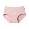 Roupa Íntima de Algodão Antibacteriano 7A Tamanho Grande Transfronteiriça Feminina Cintura Alta Controle da Barriga Estampada Algodão 60S Sem Costura Crotch de Algodão Roupa Íntima para Meninas