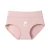 Popular Ropa Interior de Algodón Puro Hecha a Medida para Mujer, Calzones 100% Algodón, Panties Estampados de Cintura Alta para Mujeres Jóvenes, Fábrica desde 2017