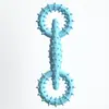 Suministros para Mascotas Juguetes Masticables para Perros Dentición TPR Juguetes para Mascotas Anillo de Arrastre Cepillo de Dientes para Perro Juguetes Interactivos Divertidos para Perros