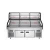 Gabinete Escalera de Tres Controles y Cinco Temperaturas Vitrina Refrigerada para Conservación Fresca Congelador Comercial Gabinete de Pedidos para Barbacoa de Hotel Adecuado para Geling