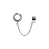 Pendientes de titanio, acero inoxidable y plata con cadena y clip para la oreja, sin piercing, gran oferta en Amazon Aliexpress.