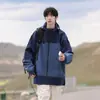 Chaqueta de Montaña para Exteriores, Alpinismo y Senderismo para Hombre, Primavera y Otoño, Holgada, Casual, Impermeable, con Capucha para Niños