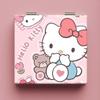Espelho pequeno Sanrio espelho de maquiagem portátil espelho dobrável de mesa espelho dobrável para estudante presente espelho de maquiagem