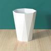 Vaso de plástico extra grande vaso alto galão bacia vaso de flores suculento de grande diâmetro especial