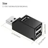 Hub Divisor Portátil Multi-Interface Plug-and-Play Hub de Alta Velocidade USB 3.0 Hub de Expansão de 3 Portas 1 para 3