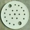 Plato de Cerámica Redondo Estilo Ins para Dumplings con Color Bajo Esmalte, Plato Blanco, Vajilla Redonda de Cerámica Estilo Ins, Plato para Cocinar al Vapor, Bandeja para Cocinar al Vapor, Plato de Desayuno de Alta Estética