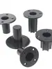 Base de soporte para altavoz, bandeja de soporte, accesorios de montaje, orificio de montaje de 35 mm, soporte de doble orificio, base de plástico, orificio de la base
