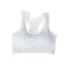 Sujetador tipo camisola floral sin varillas para estudiantes en desarrollo Transpirable Cómodo Ropa interior Soporte para busto Verano LB20