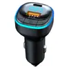 Nuevo Cargador de Coche Multifuncional Mp3 para Coche Reproductor de Coche Transmisor FM C33 Bluetooth para Coche Manos Libres