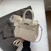 Bolso de Mano de Gran Capacidad de Aspecto Elegante para Mujer 2025 Otoño Nueva Moda Textura Bolso Kelly Mochila Elegante