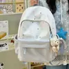 Mochilas Escolares Fofas Estilo College para Meninas do Ensino Fundamental, Mochilas Casuais com Aparência de Alta Qualidade para Meninas do Ensino Fundamental, Mochilas Leves