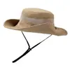 Sombreros de Sol de Ala Ancha de Verano para Hombres y Mujeres, Sombreros de Protección Solar de Secado Rápido, Sombreros con Cordón para Acampar, Senderismo al Aire Libre y Pesca