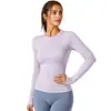 Fábrica de origen [procesamiento y personalización] Etiqueta privada OEM / Personalización ODM / Nuevo estilo 2026 ropa de yoga sin costuras de manga larga