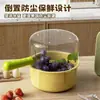 Cesta de Drenaje Multifuncional Hogar Sala de Estar Bol para Frutas Plástico Engrosado Filtro de Cocina Lavado de Verduras Cubo para Agua Cesta para Lavar Verduras