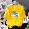 Camiseta de Verão de Manga Curta para Meninos 2026 Novo Estilo de Verão Infantil Estilo Coreano Solta Casual Versátil Moda Manga Meia-Manga t