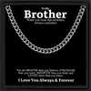Collar de cadena cubana de hip-hop de personalidad europea y americana transfronterizo para hombre, para enviar a familiares y amigos, tarjeta de bendición, caja de regalo, joyería exquisita