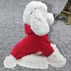 Sudaderas para Mascotas de Otoño e Invierno Ropa Nueva para Perros y Gatos Estilo Deportivo Ropa de Dos Patas con Bolsillo Fabricantes Venta al por Mayor