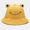 Sombrero de Pescador de Celebridad de Internet para Mujer Nuevo Lindo Rana de Dibujos Animados Sombrero de Cubo Moda Coreana Chica Suave Estudiante Pareja Sombrero de Sol