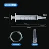 Seringas prontas para uso veterinário, industrial e de laboratório, seringas plásticas descartáveis de grande porte para alimentação, dispensação de tinta e dispensação de cola