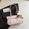 Bolso cruzado para mujer 2026 nuevo, bolso de hombro de lunares, bolso de hombro simple y fresco, bolsa de mano tipo tote de gran capacidad para el trabajo, moderno