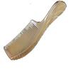 Peine grande de nuevo estilo, tallado, grueso, portátil, de plástico, cocido y duradero, para hombres y mujeres, con dientes.