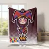 Manta de una pieza con estampado de dibujos animados del nuevo THE AMAZING DIGITAL CIRCUS transfronteriza