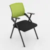 Silla de entrenamiento plegable transfronteriza, silla de reunión de negocios de fábrica con tablero de mesa, silla de estudio para proteger la cintura con reposabrazos, silla de oficina