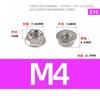 Porca Flangeada Sextavada Dentada de Aço Inoxidável 304 Porca Autotravante Antideslizante M3M6M8M10M12M14M16M20