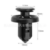 Aplicável ao Honda Acura CRV Clipe de Fixação para Guarda-lamas de Para-choque com Chapa de Aço 91505-S9A-003